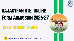Rajasthan RTE Admission Online Form ...