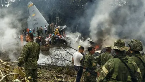 Colombian Military Plane Crash Kills at Least 66, Nation Mourns Tragedy