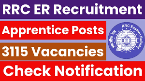 RRC Eastern Railway Apprentice Recruitment 2025 – 3115 Vacancies