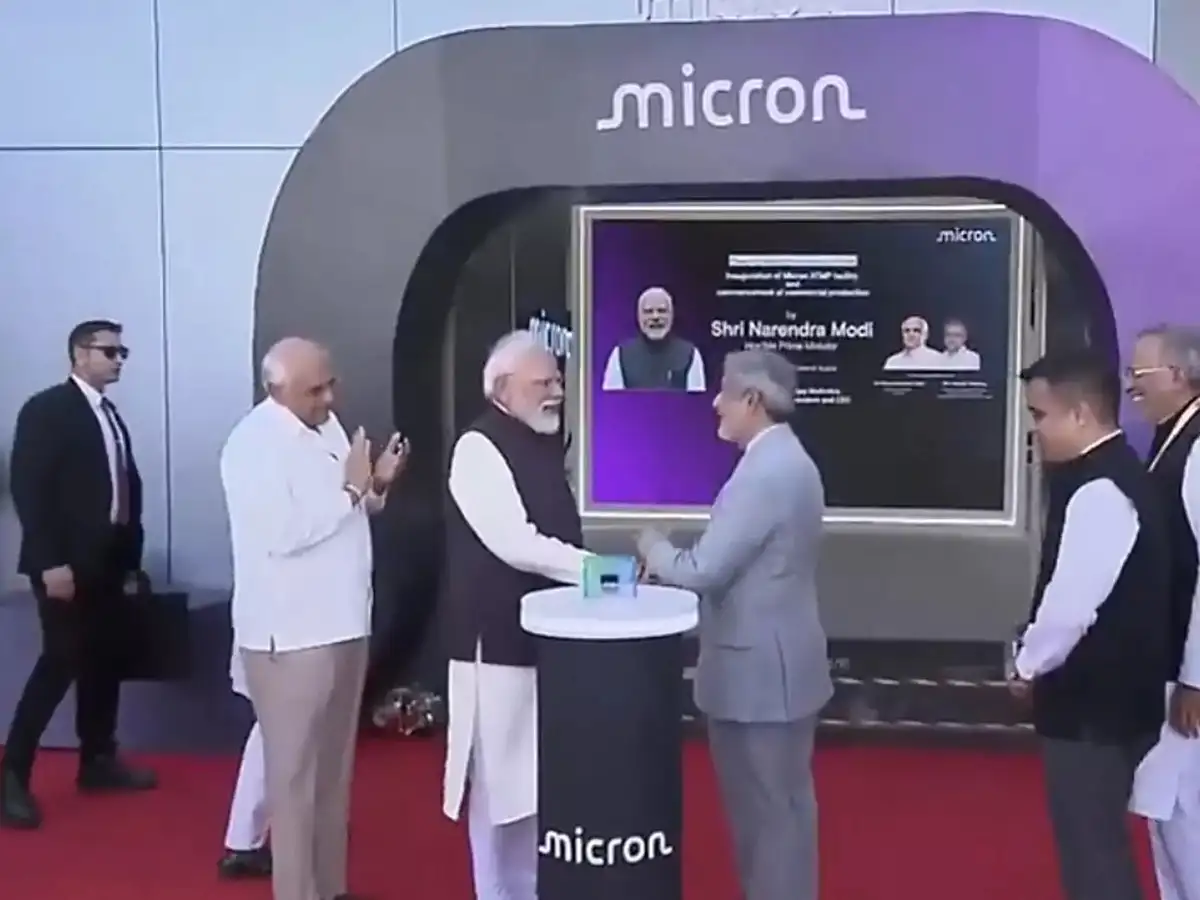 Major Semiconductor Expansion: PM Modi Inaugurates Micron Semiconductor Facility in Gujarat